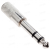 Переходник 6.3 mm Jack (M) - 3.5 mm Jack (F), DEXP [A63JM35JFGM] Металл, золотой, стерео