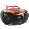 Магнитола Supra SR-CD125U black [кассетная дека/CD/CD-R/RW/CD MP3, FM-радио, USB, 2x2,5Вт]
