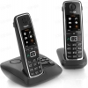 Радиотелефон Gigaset C530A DUO Black [DECT, GAP, ЖК, АОН, Caller ID, автоответчик, две трубки, черный]