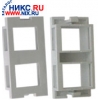 Вставка двойная для розетки RJ-45 , 25х50 мм, KEYSTONE