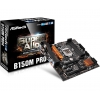 Мат. плата ASRock B150M PRO4 <S1151, iB150, 4*DDR4, 2*PCI-E16x, D-SUB, DVI, HDMI, SATA III, GB Lan, USB3.0, mATX, Retail>