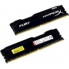 Kingston HyperX Fury <HX421C14FB2K2/16> DDR4 DIMM 16Gb KIT  2*8Gb  <PC4-17000>  CL14