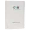 Портативный аккумулятор 10000 mAh KREZ (2хUSB, 2А, белый)