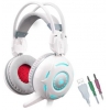 Наушники A4Tech Bloody G300 [охватывающие, 20-20000 Гц, микр, каб 2,2м, разъем 3.5+USB, белые]