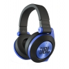 Наушники беспроводные JBL E50BT [охватывающие, закрытые, 20-20000 Гц, микр.,рег.гром,BT, каб.1,3м, разъем 3.5мм,ч/синие]