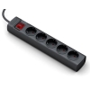 Сетевой фильтр Huntkey SGA501 [5 розеток,5м, 16А, черный]