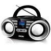Аудиомагнитола BBK BX160BT черный/металлик, 6 Вт, FM, Bluetooth, Цифровой тюнер (УТ-00006332)