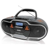Аудиомагнитола BBK BX518UC черный/металлик