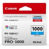 Картридж Canon PFI-1000 C для  IJ SFP PRO-1000 WFG. Голубой. 80 мл. (0547C001)