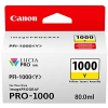 Картридж Canon PFI-1000 Y для  IJ SFP PRO-1000 WFG. Жёлтый. 80 мл. (0549C001)