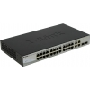 D-Link <DES-1210-28 /C1A>  Управляемый коммутатор (24UTP 100Mbps + 2UTP 1000BASE-T+  2Combo 1000BASE-T/SFP)