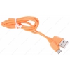 Кабель microUSB, Nobby (Connect, 2,1А, 1м, оранжевый)