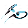 Наушники AUDIO-TECHNICA ATH-SPORT1 [вставные (затычки), закрытые 20-23000 Гц, клипсы, каб. 1.2м, разъем 3.5мм, синие]
