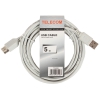 Кабель удлинительный TELECOM USB2.0 <Am-->Af> 5,0 м (TC6936-5MO-GY)