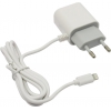 Jet.A <UC-I14 White> Зарядное устройство USB (Вх. AC100-240V, Вых. DC5V,  2xUSB 2.1A, Lightning)