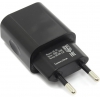 Jet.A <UC-Z14 Black> Зарядное устройство USB (Вх. AC100-240V, Вых. DC5V,  2xUSB 2.1A)
