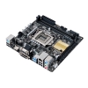 Материнская плата ASUS H110I-PLUS < LGA1151, iH110, 2xDDR4, PCI-Ex16, SATA3, USB 3.0, D-SUB, DVI-D,HDMI, mini-ITX, Retail> (90MB0PX0-M0EAY0)