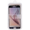 Защитное стекло Glass для Samsung Galaxy S6 Edge, закругленное, на весь экран, черная окантовка
