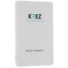 Портативный аккумулятор 2500 mAh KREZ  Power (1А, переходник 8 pin, Li-po,  белый)