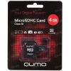 Память QUMO (microSDHC) 4 Gb class 10
