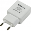 Defender <EPA-12> Зарядное устройство USB (Вх. AC100-240V, Вых.  DC5V, 2xUSB 2.1A)