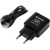 Defender <UPC-12> Зарядное устройство USB (Вх. AC100-240V, Вых. DC5V, 2xUSB 2.1A,  кабель microUSB)