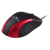 Мышь Oklick 235M черный/красный оптическая (800dpi) USB (2but) (MO-42B)