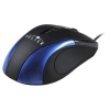 Мышь Oklick 235M черный/синий оптическая (800dpi) USB (2but) (MO-42B)