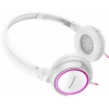 Наушники Pioneer SE-MJ512-PW [накладные, закрытые, 11-24000 Гц, каб 1.2м, разъем 3.5мм, бело-роз.]