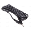 Кабель 3.5 Jack (M) - 3.5 Jack (M), 3m, DEXP [H030-JJ-M] В оплетке; Черный