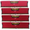 Память DIMM DDR4 4096MBx4 PC24000 3000MHz Corsair Vengeance LPX CL15-17-17-35 [CMK16GX4M4B3000C15R] Red
