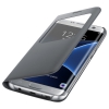 Флип-книжка Samsung S View Cover S7 edge, серебристый