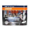 Галогеновая лампа Osram 12 В, H4, 60/55 Вт, Night Breaker Unlimited 3900 K [комплект 2 шт]