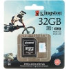 Флеш карта microSDHC 32Gb Class10 Kingston SDCAC/32GB + adapter