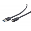 Кабель USB Cablexpert, USB3.0 AM/USB 3.1 Type C, 1м, пакет <CCP-USB3-AMCM-1M>