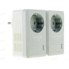 Адаптер Powerline TP-LINK TL-PA4010PKIT [Комплект из двух адаптеров, 1x10/100 LAN, встроенная электророзетка]