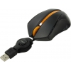 A4Tech Mouse <D-311-3 Black+Orange>  (RTL) USB 3btn+Rol