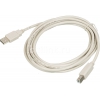 Кабель Buro USB A(m) USB B(m) 3м (USB2.0-AM/BM-3) серый