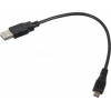 Кабель OTG Buro USB A(f) micro USB B (m) 0.2м черный