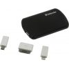 Внешний аккумулятор Defender ExtraLife Terra Black (USB 1A, 1650mAh, 3  адаптера) <83621>