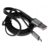Кабель micro USB (M) - USB (M), 1м, DEXP [MIUUF100RevB] Реверсивный; Металл; 2А; Плоская форма; Черный