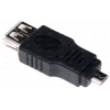 Переходник USB (F) - micro USB (M) DEXP [AU2FMIUM] OTG, Черный