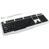 Клавиатура OKLICK 740G White <USB> 104КЛ,  подсветка клавиш <336021>
