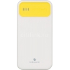 Мобильный аккумулятор Miracase MACC871 Li-Pol 10000mAh 2.1A+1A белый/желтый 2xUSB