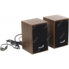 Колонки Genius SP-HF160 <Wooden> (2x2W, питание от  USB) <31731063101>