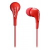 Наушники вкладыши Pioneer SE-CL502-R 1.2м красный проводные (в ушной раковине)