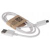 Кабель microUSB, MOBILstyle (круглый, 1м, белый)