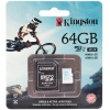 Память Kingston Action Camera (microSDXC) 64 Gb class UHS-l (U3) SDCAC/64GB + адаптер