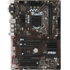 Плата MSI LGA1151 H110 PC MATE H110 2xDDR4-2133 2xPCI-Ex16 HDMI/DVI/DSub 8ch 4xSATA3 2xUSB3.1 GLAN ATX