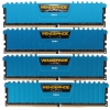 Память DIMM DDR4 4096MBx4 PC24000 3000MHz Corsair Vengeance LPX CL15-17-17-35 [CMK16GX4M4B3000C15B] Blue